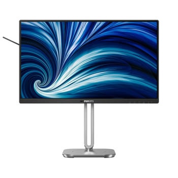 Монитор Philips 24B2N4200/00, 23.8" (60.45cm) IPS панел, 120Hz, Full HD, 4ms, 50 000 000:1, 300cd/m2, DisplayPort, HDMI, VGA, USB | JAR Computers Philips 24B2N4200/00