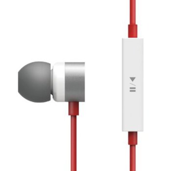 Слушалки Elago E50M2 In-Ear, микрофон, бяло-червени за iPhone, iPad, iPod и мобилни устройства. | JAR Computers Elago E50M2 In-Ear Earphones