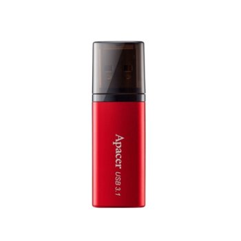 Памет 128GB USB Flash Drive, Apacer AH25B, USB 3.1, червен | JAR Computers Apacer 128GB AH25B Red