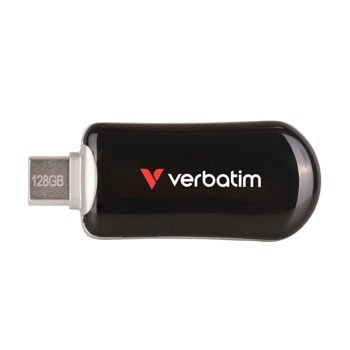 Памет 128GB USB Flash Drive, Verbatim Plectra, USB 3.2 Gen 1 Type-C, черна | JAR Computers Verbatim 128GB Plectra USB-C 30225