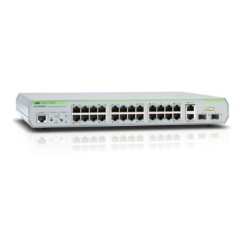 Суич Allied Telesis AT-FS926M-50, 1 GBps, 24x LAN100, 2x SFP Combo port | JAR Computers Allied Telesis AT-FS926M-50 990-004278-50