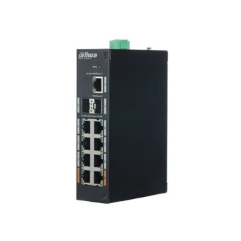 Суич Dahua DH-PFS3211-8GT-120, 1000Mbps, 11 порта, 8x PoE | JAR Computers Суич Dahua DH-PFS3211-8GT-120 PFS3211-8GT-120