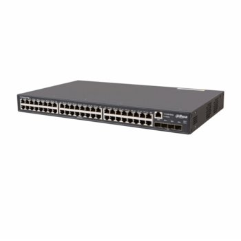 Суич Dahua S5500-48GT4XF, 48GE, 4xSFP+, управляем | JAR Computers Dahua S5500-48GT4XF, 48GE, 4xSFP+, управляем