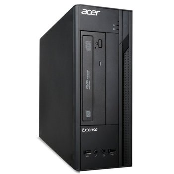 Настолен компютър Acer Extensa X2610G (DT.X0EEX.013), дву-ядрен Intel Celeron N3050 1.6/2.16GHz, 4GB RAM, 500GB HDD 7200 RPM, 2x USB 3.0, мишка & клавиатура, Free DOS | JAR Computers Acer Extensa X2610G DT.X0EEX.013