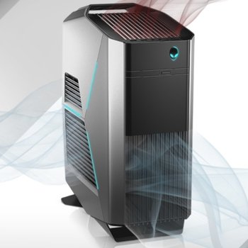 Настолен компютър Dell Alienware Aurora R5 (5397063956494_JR9-00010), подарък Xbox 360 Gamepad, четириядрен Skylake Intel Core i7-6700K 4/4.2 Ghz, AMD Radeon RX 480 8GB GDDR5, 32GB DDR4, 512GB SSD + 1TB 7200rpm, 7x USB 3.0, клавиатура и мишка, Win10 | JAR Computers Dell Alienware Aurora R5 5397063956494_JR9-00010