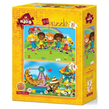 Детски пъзел Art Puzzle Детски приключения, 2 в 1, 36 части | JAR Computers детски пъзел art puzzle детски приключения 2 в 1