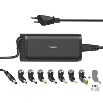 Захранване за лаптопи (заместител) Hama 200003, универсално, 15-19V, 90W, 7 конектора | JAR Computers Универсално захранване за лаптоп HAMA 200003
