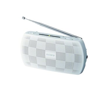 Sony SRF-18 portable radio, white