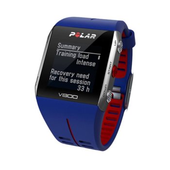 Смарт часовник Polar Watch V800 + Heart Rate Sensor Blue, GPS, Mac OS X 10.6, OS X 10.7, OS X 10.8 (или по-нова), PC Windows XP, Windows 7, Windows 8, (или по-нова), син | JAR Computers Polar Watch V800 + Heart Rate Sensor Blue 26188