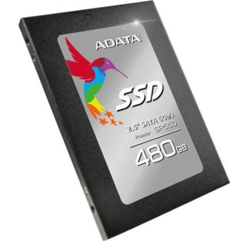 Памет SSD 480GB ADATA SP550 SATA3 6Gb/s, TLC, 2.5" (6.35 cm) | JAR Computers ADATA SSD SP550 480G/SATA3 2.5