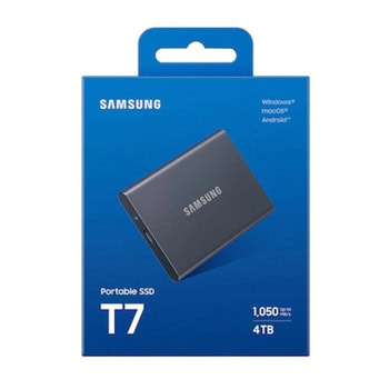 Samsung T7 Gray 4TB MU-PC4T0T/WW