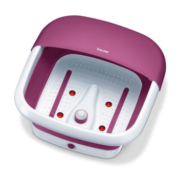 Хидромасажна вана Beurer, за ходила, 60W, 3 функции, инфрачервени светлини, накрайник за педикюр, сгъваема | JAR Computers Beurer FB30