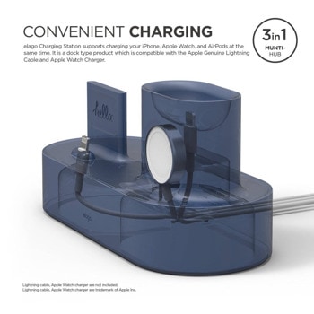 Elago Trio Charging Hub Blue EST-TRIO-JIN