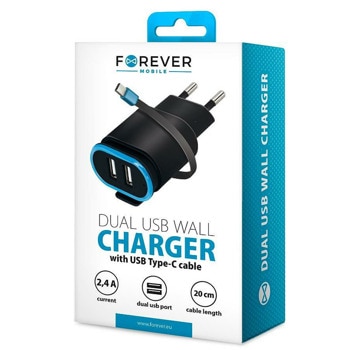 Forever Dual USB Wall Charger IT8647