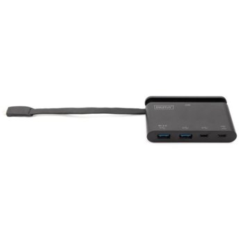 DIGITUS DA-70256 USB-C 4-портов хъб