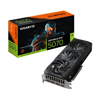 Видео карта Nvidia GF RTX 5070, 12GB, Gigabyte WINDFORCE SFF, PCI-E 5.0, GDDR7, 192 bit, DisplayPort, HDMI | JAR Computers видео карта gigabyte rtx 5070 windforce sff 12gb