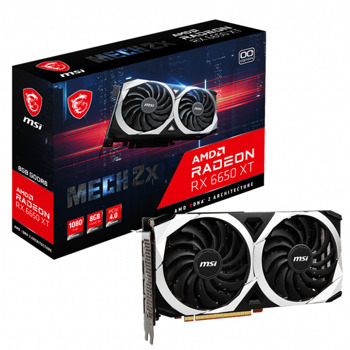 Видео карта AMD Radeon RX 6650 XT, 8GB, MSI Mexh 2X OC, PCI-E 4.0, GDDR6, 128-bit, DisplayPort, HDMI | JAR Computers MSI Radeon RX 6650 XT Mech 2X 8G OC