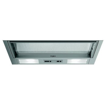 Абсорбатор Whirlpool WSK64FLSX, за вграждане, енергиен клас C, 340 m³/h, 3 степени на мощност, инокс | JAR Computers Whirlpool WSK64FLSX