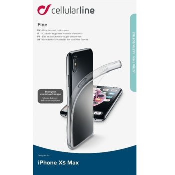 Прозрачен калъф Fine за iPhone Xs Max