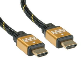 Кабел Roline, HDMI(м) към HDMI(м), 10m, черен, позлатени конектори | JAR Computers Roline HDMI (м) към HDMI (м) 10м 11.04.5566