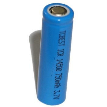 Акумулаторна батерия 14500, AA, 3.7V, 750mAh, Li-ion, 1бр. | JAR Computers Li-ion Battery 14500 3.7V 750mAh АА