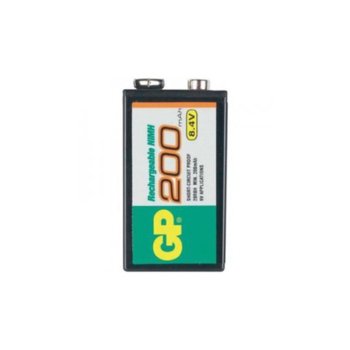 Акумулаторна Батерия GP 20R8HN-GB1, PP3, 8.4V, 200mAh, 1бр. в опаковка | JAR Computers Акумулаторна Батерия R22 8.4V 200mAh NiMH 1бр.