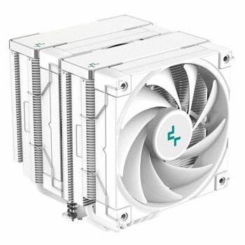 Охлаждане за процесор DeepCool AK620 WH, съвместимост със сокети Intel LGA LGA2066/2011-v3/2011/1700/1200/1151/1150/1155 & AMD AM5/AM4 | JAR Computers DeepCool AK620 WH R-AK620-WHNNMT-G-1