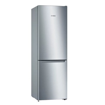 Хладилник с фризер Bosch KGN36NLEA SER2, клас E, 302 л. общ обем, свободностоящ, 235 kWh/годишно, инокс | JAR Computers Bosch KGN36NLEA SER2