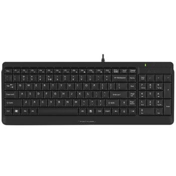 Клавиатура A4Tech FK15, нископрофилни клавиши, черна, USB | JAR Computers A4Tech FK15 Black