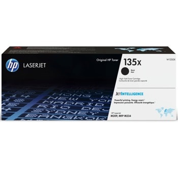 Тонер касета за HP LaserJet M209/MFP M234 series, Black, 135X (W1350X), Заб.: 2400 брой копия | JAR Computers HP 135X Black W1350X