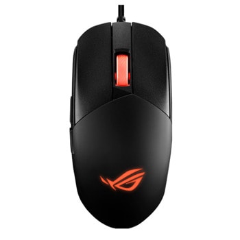 Мишка Asus ROG Strix Impact III, оптична, 12 000 dpi, USB, черна, гейминг, 5 програмируеми бутона | JAR Computers Мишка Asus ROG Strix Impact III