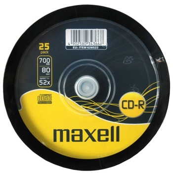 CD-R80 MAXELL Shrink 25pcs