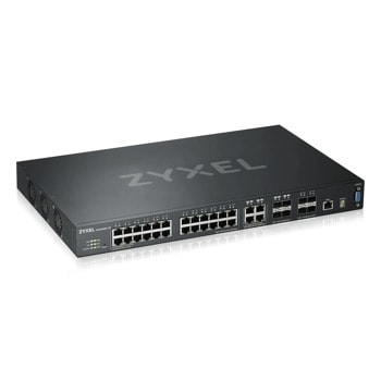 Суич ZyXEL XGS3600-28F, 1000Mbps, 32 порта, 24x 100/1000 Mbps RJ45, 4x Gigabit combo (SFP/RJ-45), 4x 10 GbE SFP+ | JAR Computers ZyXEL XGS4600-32