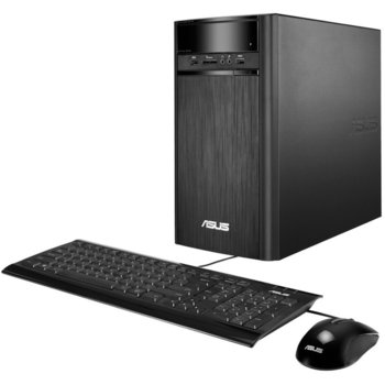 Настолен компютър Asus K31ADE-BG004D, дву-ядрен Intel® Core™ i3-4160 3.6GHz, nVidia GeForce GT730 2GB (HDMI), 8GB DDR3 RAM, 1TB 7200 rpm, Free DOS, клавиатура и мишка, 8.6kg | JAR Computers ASUS K31ADE-BG004D