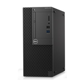 Настолен компютър Dell OptiPlex 3050 MT (S009O3050MTUCEE_UBU), двуядрен Kaby Lake Intel Core i3-7100 3.90 GHz, 4GB DDR4, 500GB HDD, 4x USB 3.0, клавиатура и мишка, Linux | JAR Computers Dell OptiPlex 3050 MT S009O3050MTUCEE_UBU