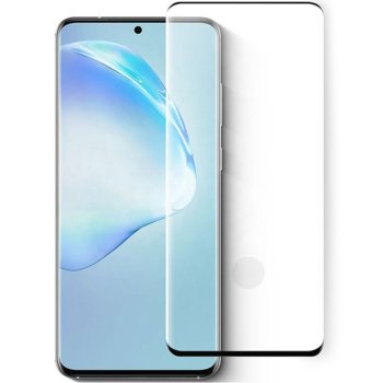 Протектор от закалено стъкло /Tempered Glass/ за Samsung Galaxy S20 Ultra, 3D, 0.3mm, черен | JAR Computers Протектор за Samsung Galaxy S20 Ultra 52555