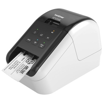Етикетен принтер Brother QL-810Wc, 600dpi, 6MB Flash памет, Wi-Fi, USB, ширина на етикета 62mm | JAR Computers Етикетен принтер Brother QL-810Wc