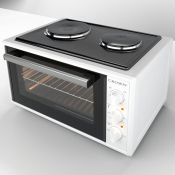 мини готварска печка crown cmo-466wf