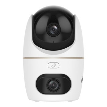 IP камера Dahua H3D-3F-0360B Hero, куполна PTZ (Pan/Tilt/Zoom) камера, 3MPix(2304x1296@15fps), 3.6mm обектив, H.265, IR осветеност (до 30 метра), вътрешна, Wi-Fi, LAN, microSD слот до 256GB, микрофон и говорител | JAR Computers Dahua H3D-3F-0360B Hero