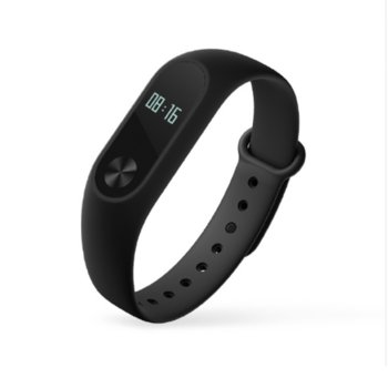 Фитнес гривна Xiaomi Mi Band 2, OLED дисплей, пулс монитор, крачкомер, изгорени калории, IP67 водоустойчива, съвместимост с iOS 7.0 & Android 4.4, черна | JAR Computers Фитнес гривна Xiaomi Mi Band 2