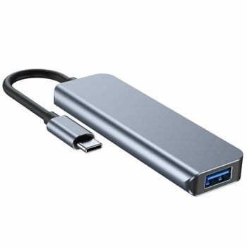 Tech-Protect USB-C Hub 4in1 v1 THP811GRY