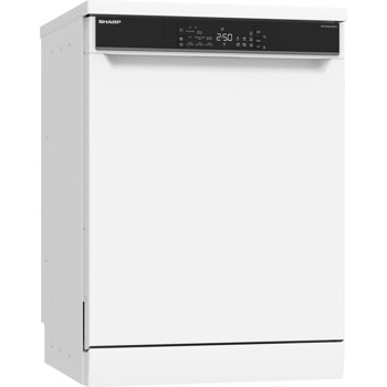 Съдомиялна машина Sharp QW-NA26F45DW, клас D, 15 комплекта, 8 програми, 4 температури, бяла | JAR Computers Sharp QW-NA26F45DW