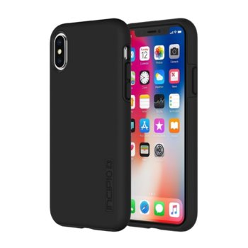 Калъф за Apple iPhone XS, хибриден, Incipio DualPro IPH-1629-BLK, удароустойчив, черен | JAR Computers Incipio DualPro IPH-1629-BLK