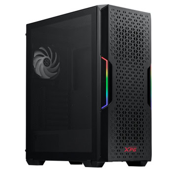 Кутия A-Data XPG Starker Air, ATX/microATX/Mini-ITX, 2x USB 3.0, 2x 120mm вентилатора, с прозорец, черна, без захранване | JAR Computers A-Data XPG Starker Air Black STARKERAIR-BKCWW