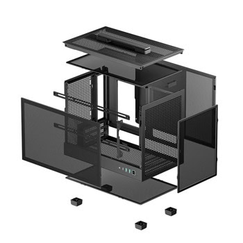 DeepCool CH160 Mesh Black R-CH160-BKNMI0-G-1