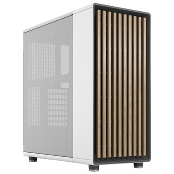 Кутия Fractal Design North, ATX /mATX/Mini-ITX, 2x USB 3.0, бяла, без захранване | JAR Computers кутия fractal design north white fd-c-nor1c-03