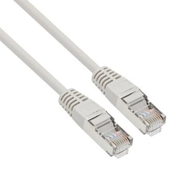 Пач кабел VCom, S/FTP, Cat 5e, екраниран, 10m, сив | JAR Computers VCom SFTP Cat 5e 10m NP531-10m