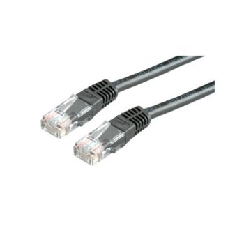 Пач кабел Roline, UTP, Cat.6, 1.5m, черен | JAR Computers Roline UTP Cat.6 1.5m черен 21.99.0955