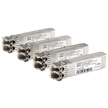 SFP+ модули HPE C8R25B 4-pack, 1x 10GBase-SR | JAR Computers HPE C8R25B