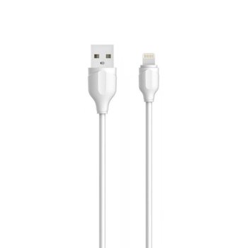 Кабел LDNIO LS372, USB A(м) към Lightning(м), 2m, бял image